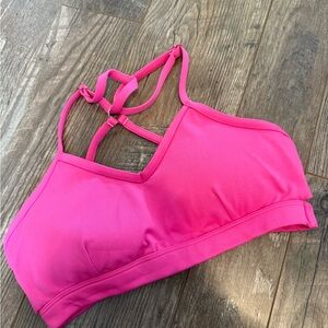 Bombshell Sportswear Hot Pink Strappy Bra